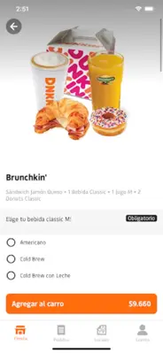 Dunkin' App Chile android App screenshot 1